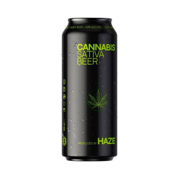HaZe Cannabis Sativa Flavoured Beer (500ml)