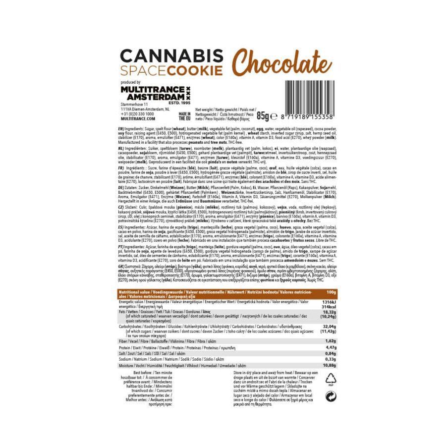 Multitrance Cannabis Space Cookie - Chocolate - Image 2