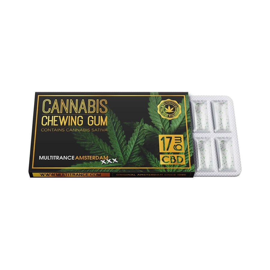 Multitrance 17mg CBD Cannabis Sativa Chewing Gum