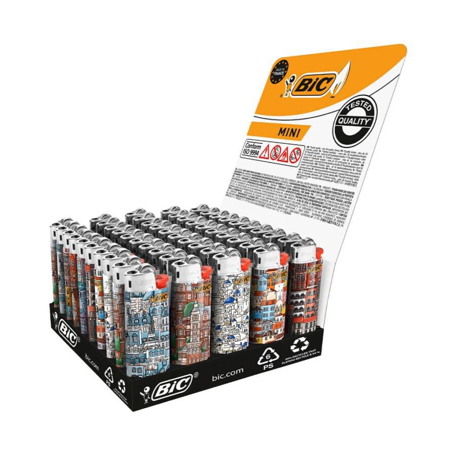 BIC Mini Lighters City Skylines - Image 2