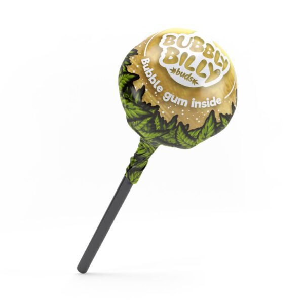 CBD lollipops Sour Pineapple – THC-free cannabis candy with hemp and cannabidiol, sweet no-high effects, delicious bulk and wholesale option.