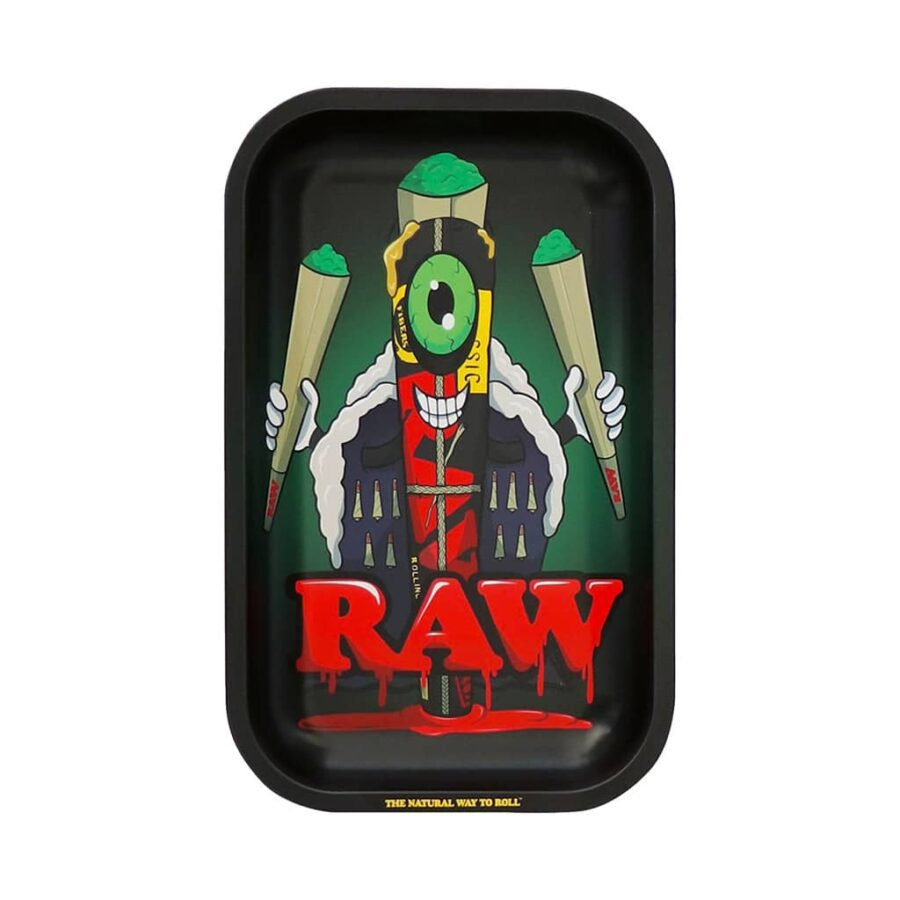 Raw Rolling Tray - Black Cone Monster