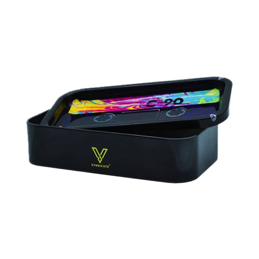 V-Syndicate 2.0 Tin Box with Rolling Tray Lid - Cassette - Image 2