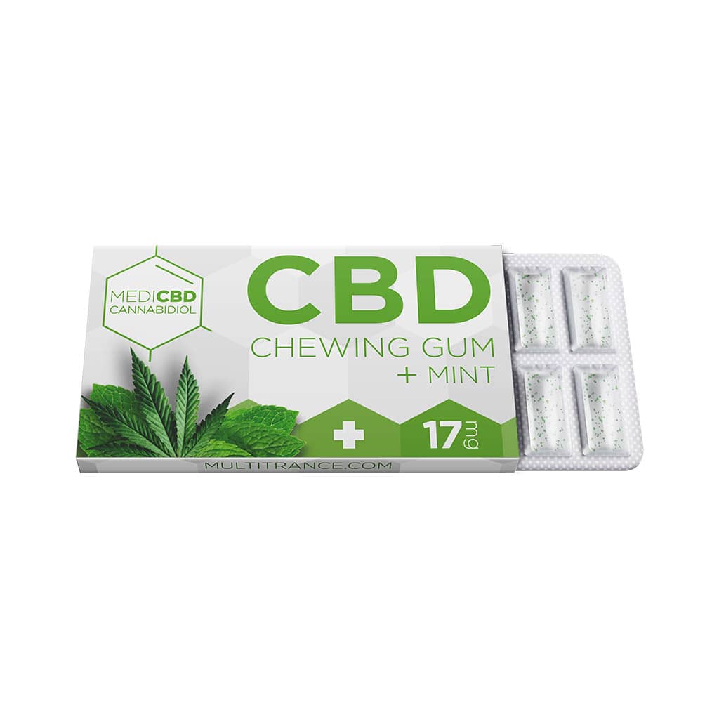 MediCBD Mint CBD Chewing Gum (17mg CBD)