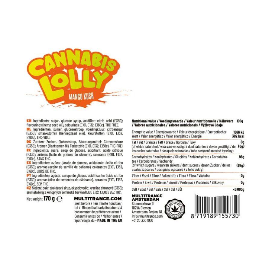 Multitrance Cannabis Lollipops – Mango Kush Gift Box - Image 3