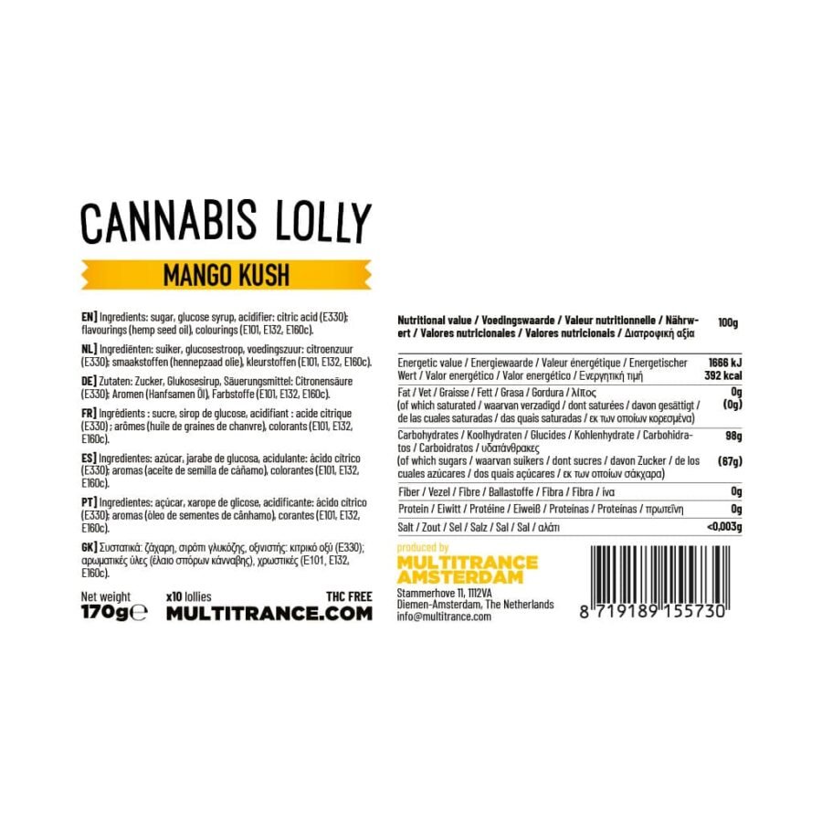 Multitrance Cannabis Lollipops – Mango Kush Gift Box - Image 3