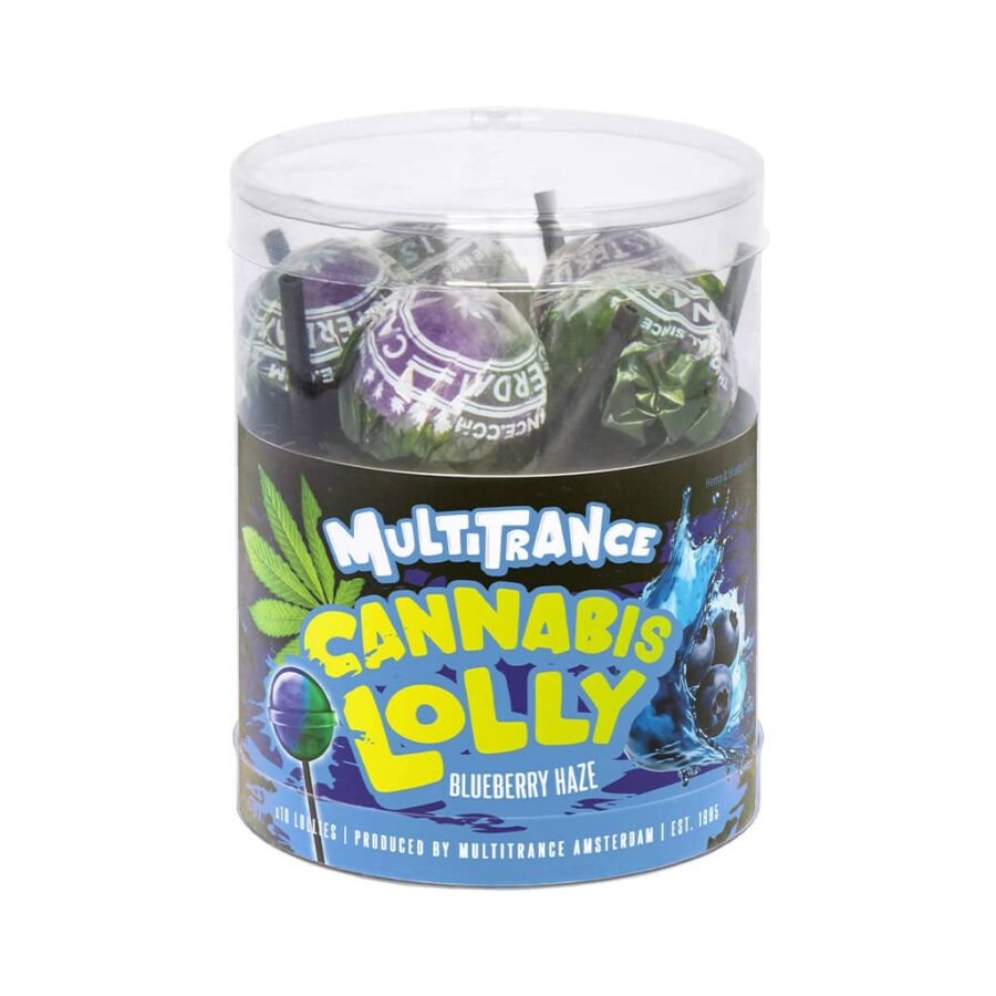 Multitrance Cannabis Lollipops – Blueberry Haze Gift Box