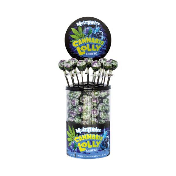 Multitrance Cannabis Lollipops – Blueberry Haze Display