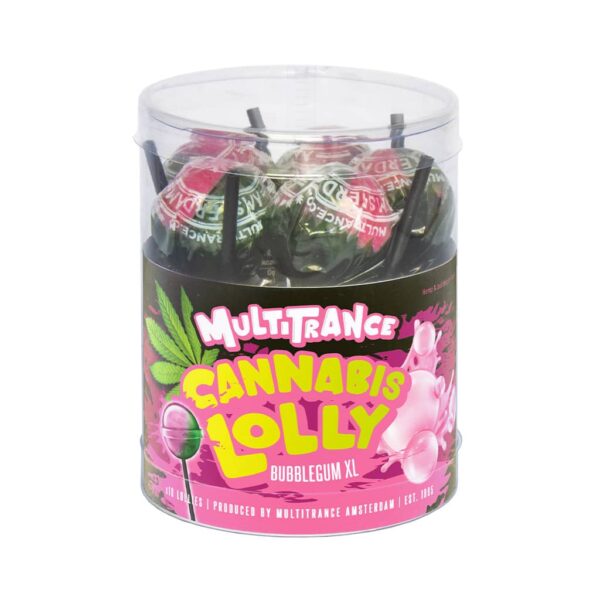 Multitrance Cannabis Lollipops – Bubble Gum XL Gift Box