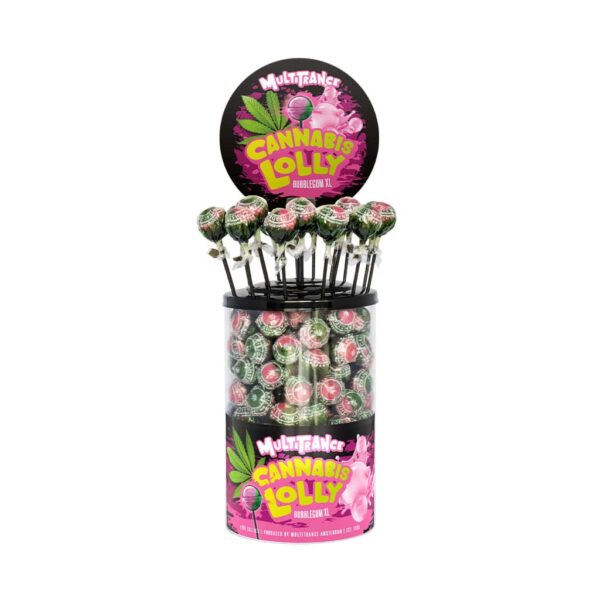 Multitrance Cannabis Lollipops – Bubble Gum XL Display