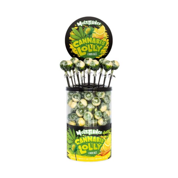Multitrance Cannabis Lollipops – Lemon Haze Display
