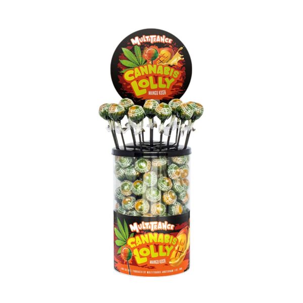 Multitrance Cannabis Lollipops – Mango Kush Display