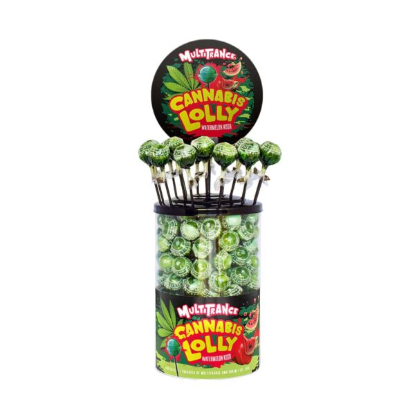 Multitrance Cannabis Lollipops - Watermelon Kush Display