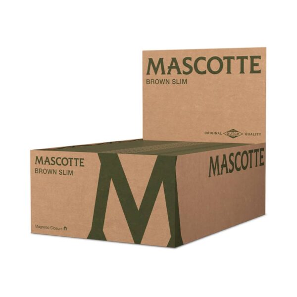 Mascotte Brown Slim Rolling Paper (Magnetic Closure)