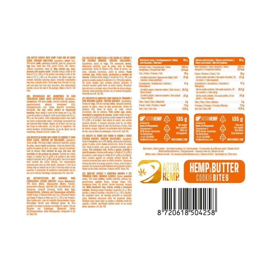 Astra Hemp Cookie Bites – Butter - Image 3