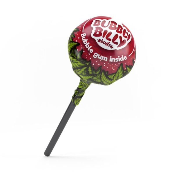 Bubbly Billy Buds 10mg CBD Lollipop – Sour Raspberry
