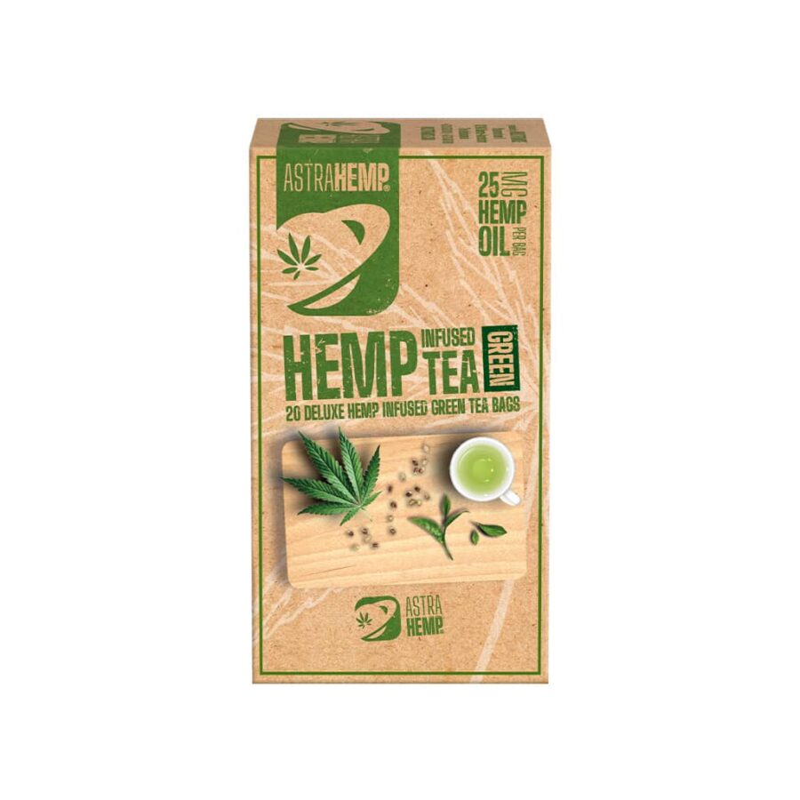 Astra Hemp 25mg Hemp Oil Tea – Green - Image 2