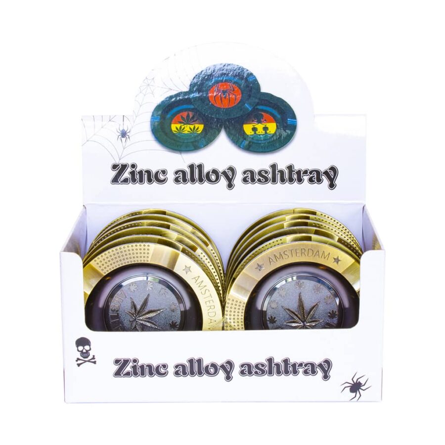 Gold Leaf Amsterdam Metal Ashtray (Display) - Image 2
