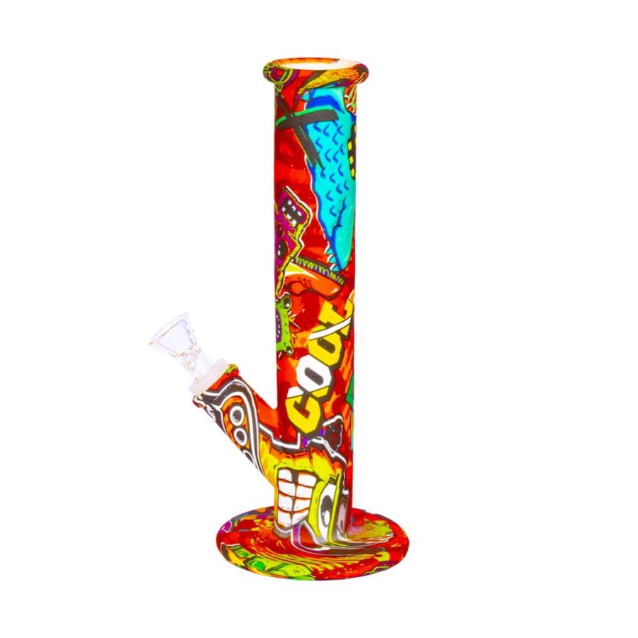 Silicone Bong Printed Design - Cool
