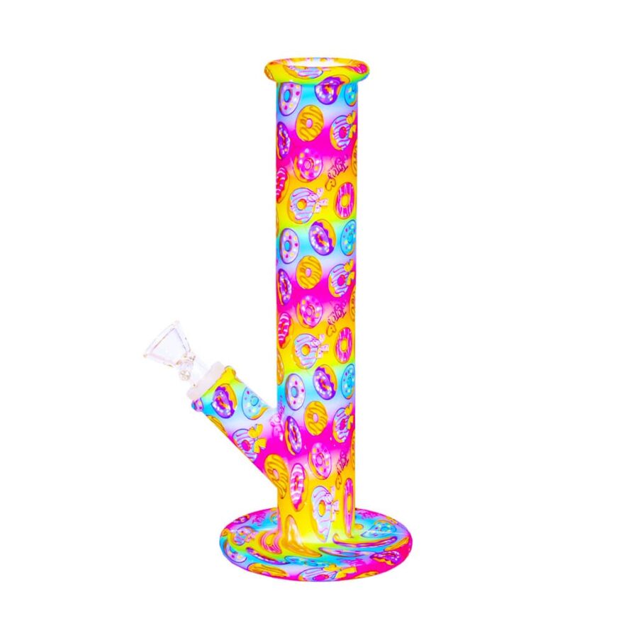 Silicone Bong Printed Design - Donuts