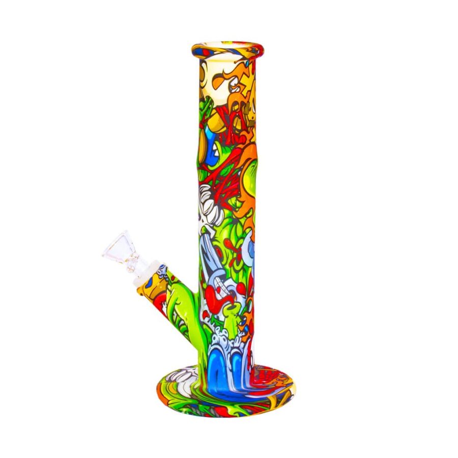 Silicone Bong Printed Design - Grafitti