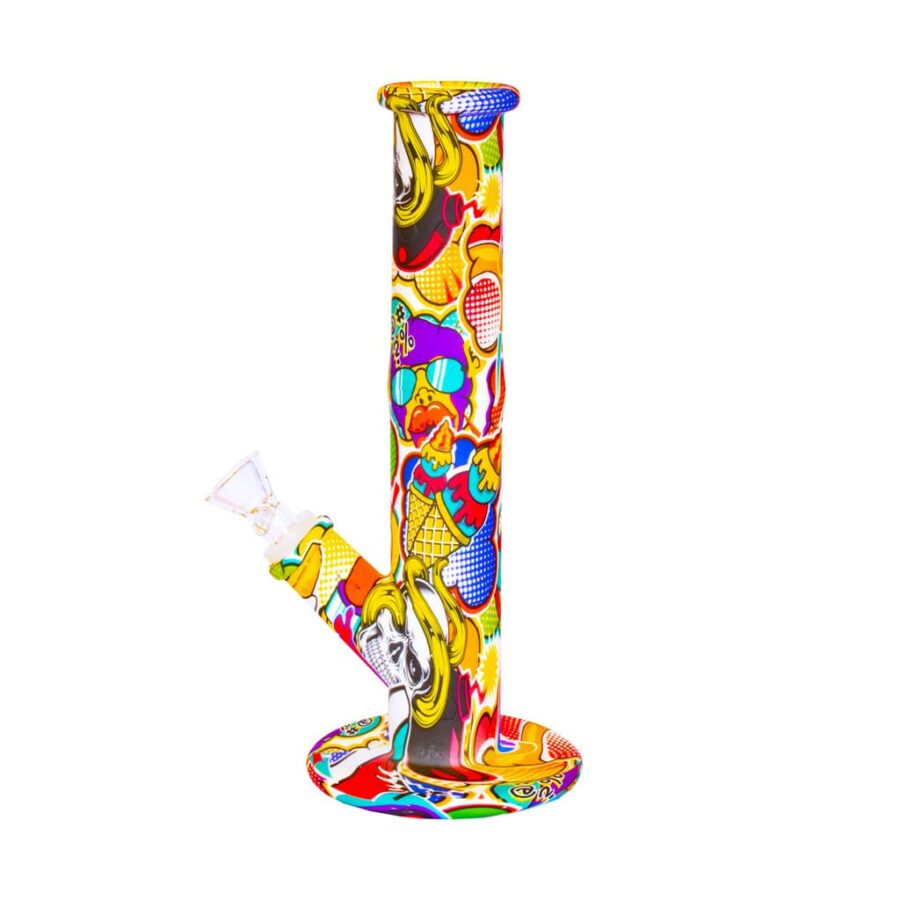 Silicone Bong Printed Design - Pop