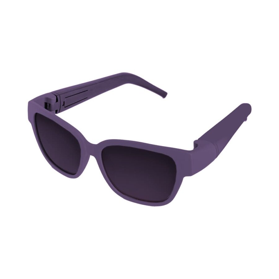 Sunglasses with Hidden Storage - Purple
