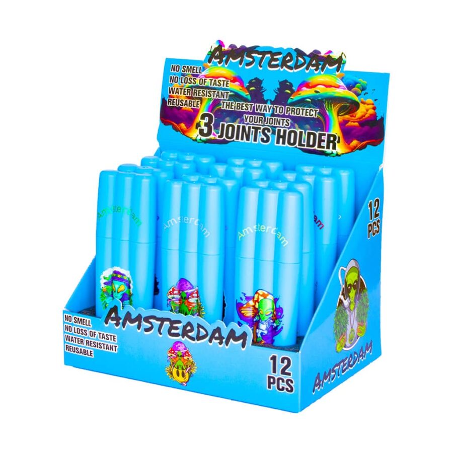Triple Tube Holder - Amsterdam Alien Blue