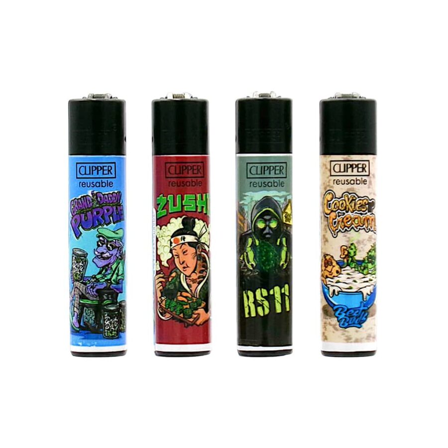 Clipper Premium Smoking Lighters - Best Buds Collection