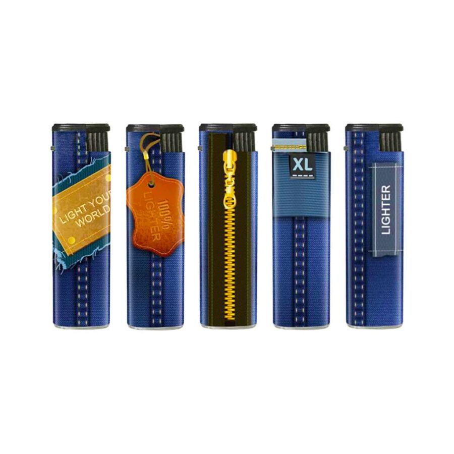 Fox Lighters with Jet Flame - Jeans (50 pcs/Display)