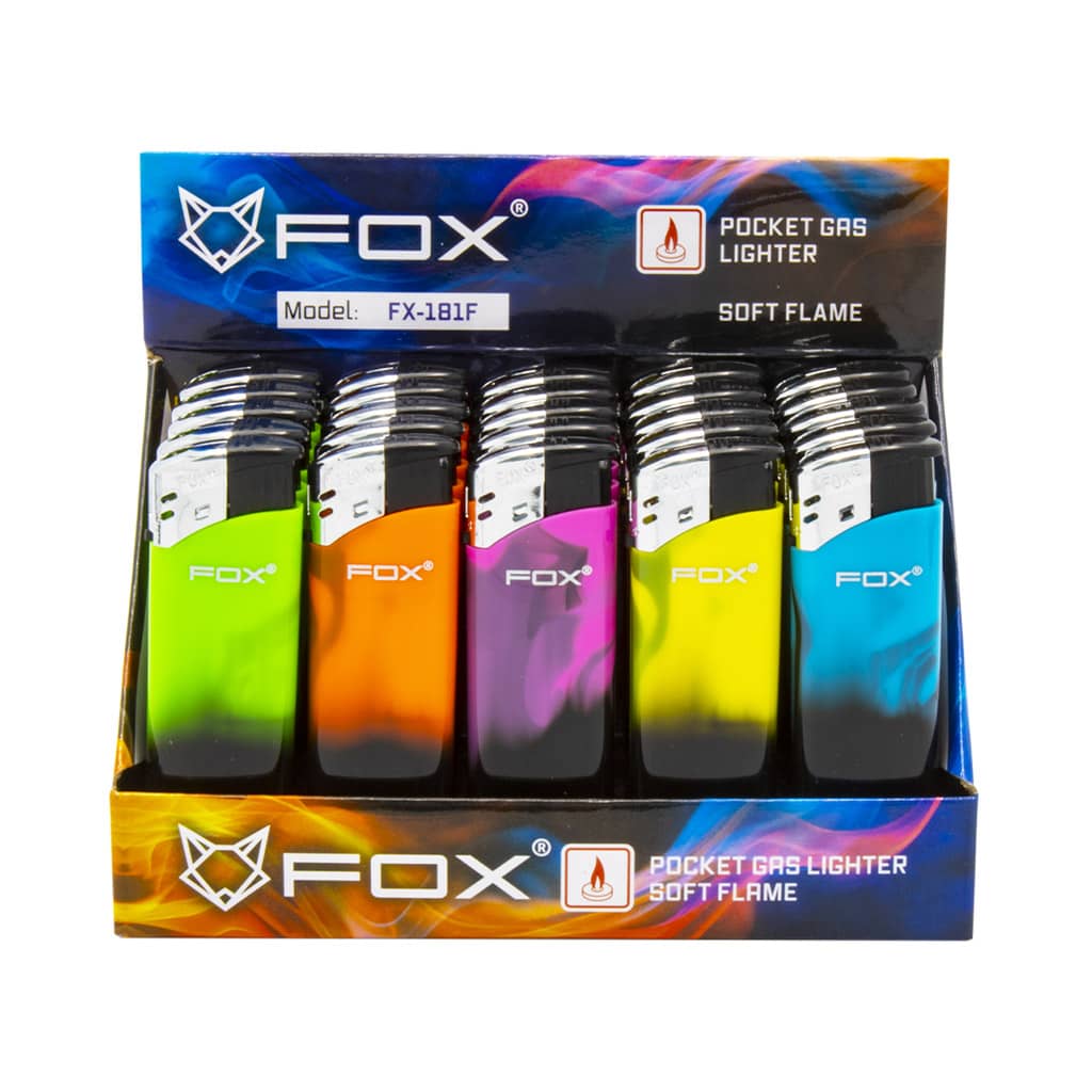 Fox Lighters - Neon Meltdown - Wholesale Display - Image 2