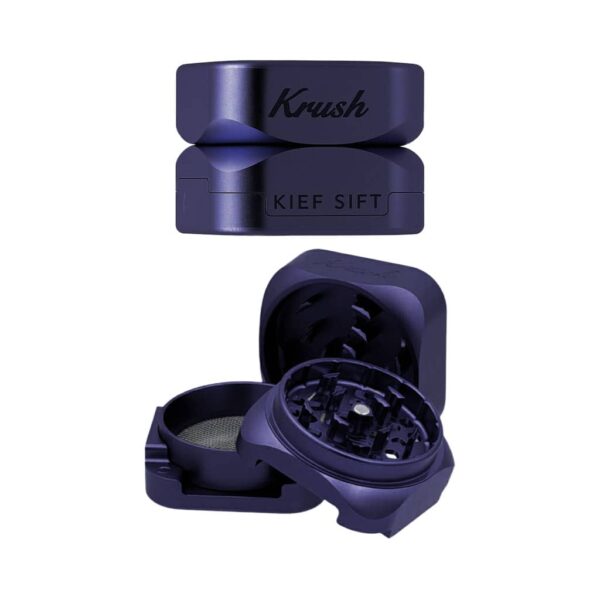 Krush Kube 3.0 Aluminium Grinder 3 Parts – 55mm - Future Dusk