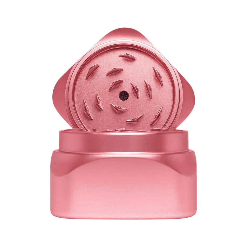 Krush Kube 2.0 Aluminium Grinder 2 Parts – 55mm - Rose Gold - Image 2
