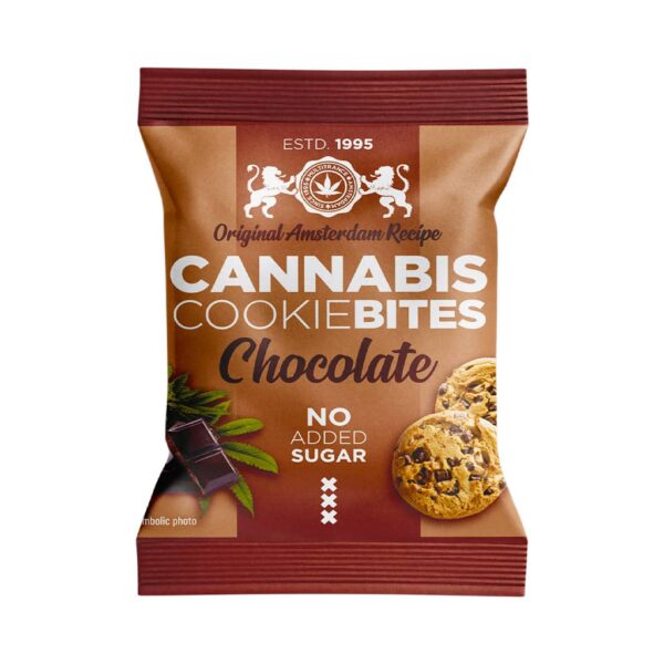 Multitrance Cannabis Cookiebites - Chocolate - Carton (24 Cookies)
