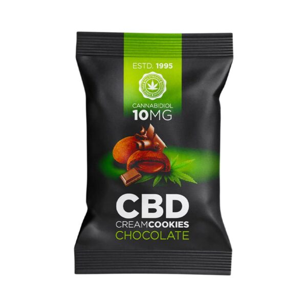Multitrance CBD Cream Cookies (10mg) - Chocolate - Carton (24 Cookies)