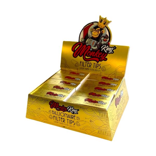 Monkey King Billionaire Filter Tips (50pcs Wholesale Display)