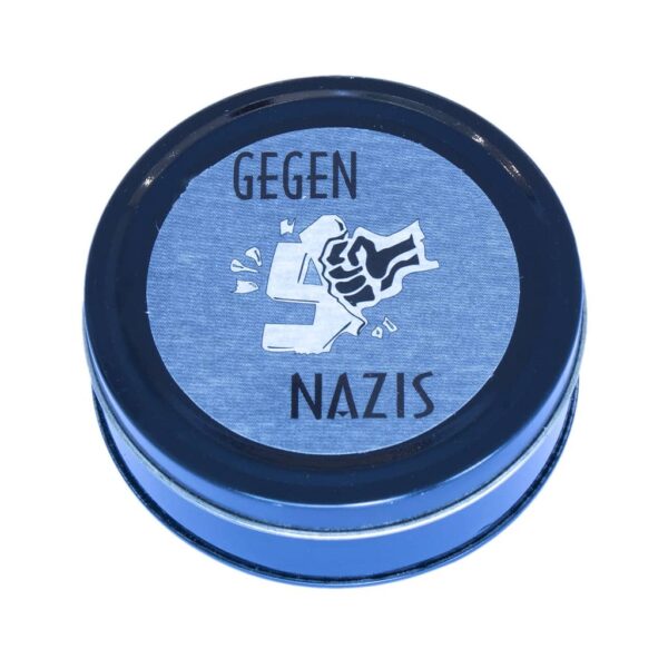 Metal Storage Box Round - Gegen Nazis