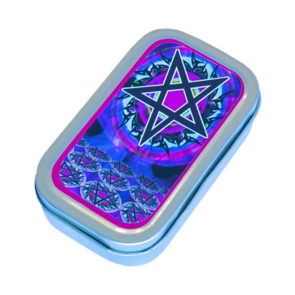 metal storage box small pentagram