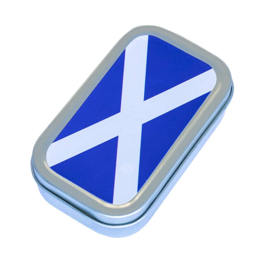 Scotland Storage Box Metal Storage Box Small Scotland | Compact Metal Stash Box