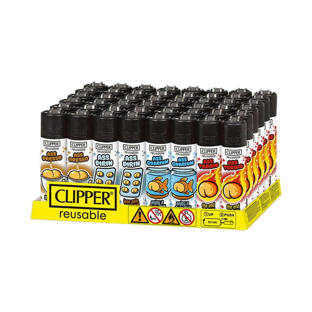 Clipper Premium Smoking Lighters - Ass Collection - Wholesale Display - Image 2