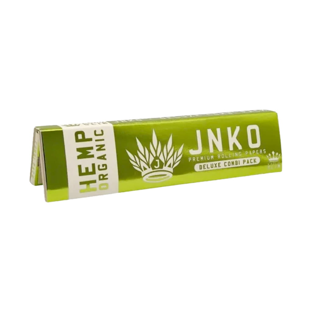 JNKO King Size Organic Hemp Rolling Papers plus Tips - Wholesale Display - Image 2