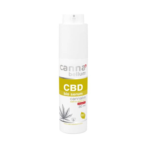 Cannabellum CBD Bio Serum - Brightening & Regenerating Organic Formula for Dry Skin, 30ml