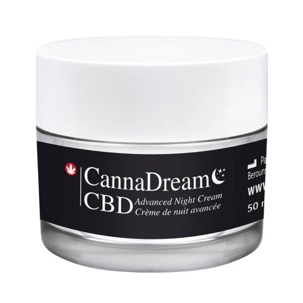 Cannabellum CBD CannaDream Advanced Night Cream - Overnight Renewal & Deep Hydration, 50ml