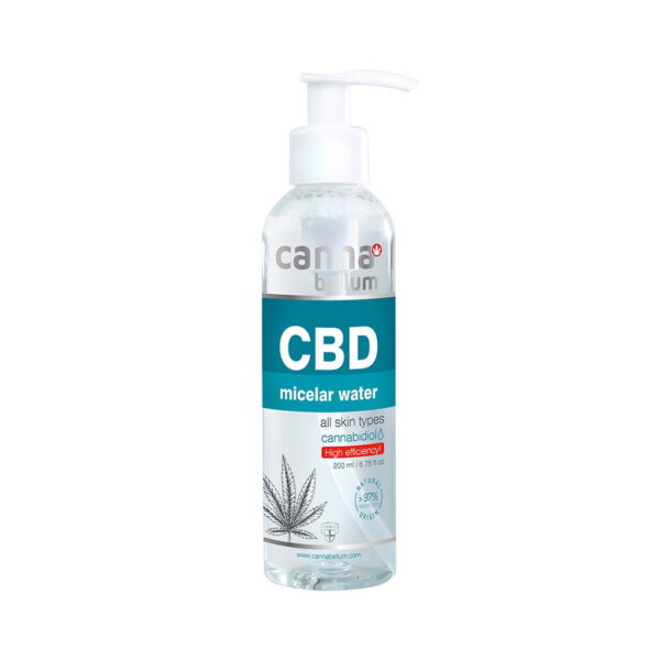 Cannabellum CBD Micellar Water 200ml - Gentle CBD Make-Up Remover & Face Cleanser