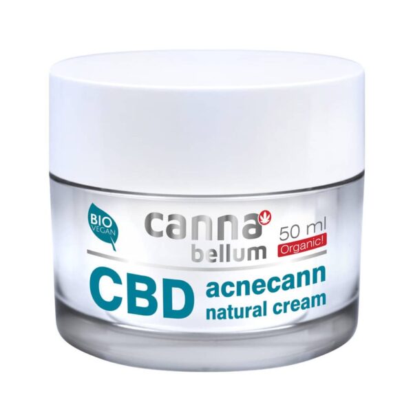 Cannabellum CBD acnecann Cream - Natural Formula for Blemish-Prone Skin, 50ml