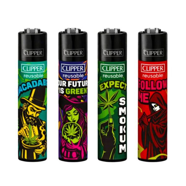 Clipper Premium Smoking Lighters - Enchanted Smoke - Wholesale Display