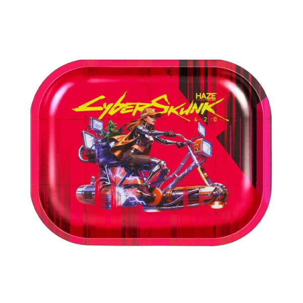Haze Holland Metal Rolling Tray Small - Pixel High - CYBERSKUNK 420