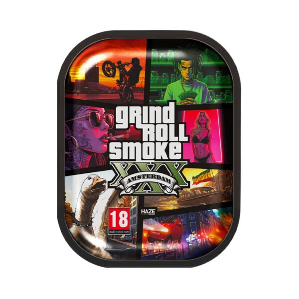 Haze Holland Metal Rolling Tray Small - Pixel High - GRS V