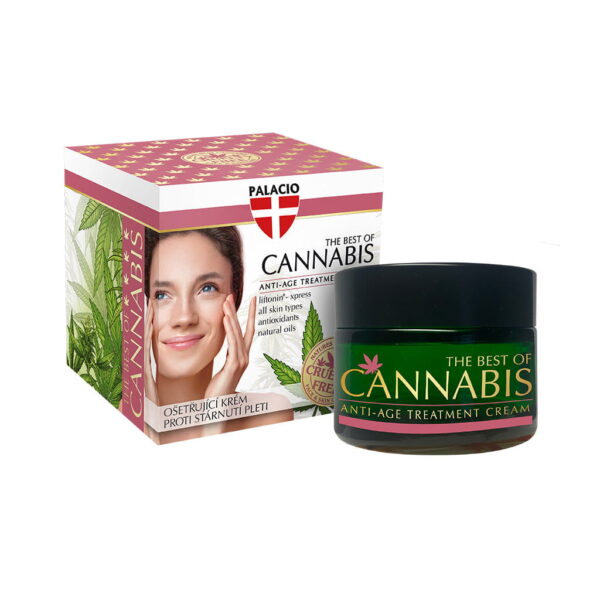 Palacio Cannabis Anti-Ageing Face Cream - CBD, Red Algae & Firming Formula, 50ml