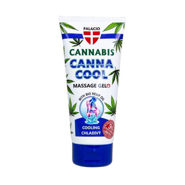 Palacio Cannabis CannaCool Cooling Massage Gel - BIO Hemp Oil, Peppermint & 19 Botanical Extracts, 200ml
